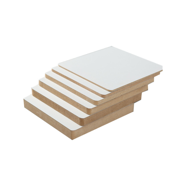 18mm Double-Sides Warm White Melamine Faced MDF for Furniture
