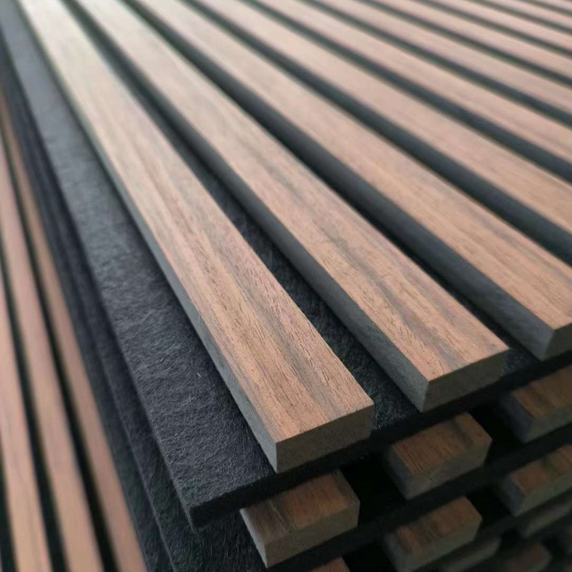 Wood Wall Panel Modern Acoustic Wall Board Minimalist 3D Model Design Acoustic for Music Studio Acoustic Panels