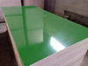 hot sale pvc building materials green plastic film faced plywood 18mm wood core plywood boards
