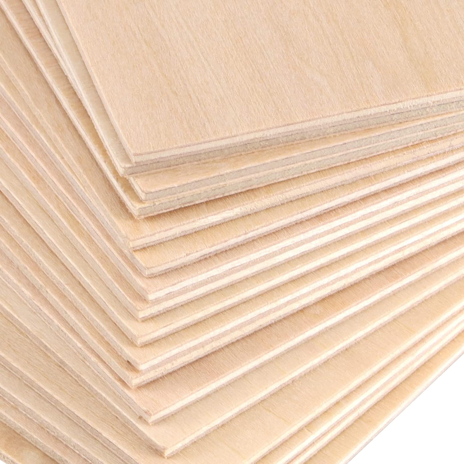 3mm 4mm 5mm 6mm laser cut basswood birch bamboo plywood
