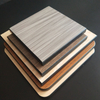 champagne brushed metal hpl sheet laminate outdoor hpl sheet