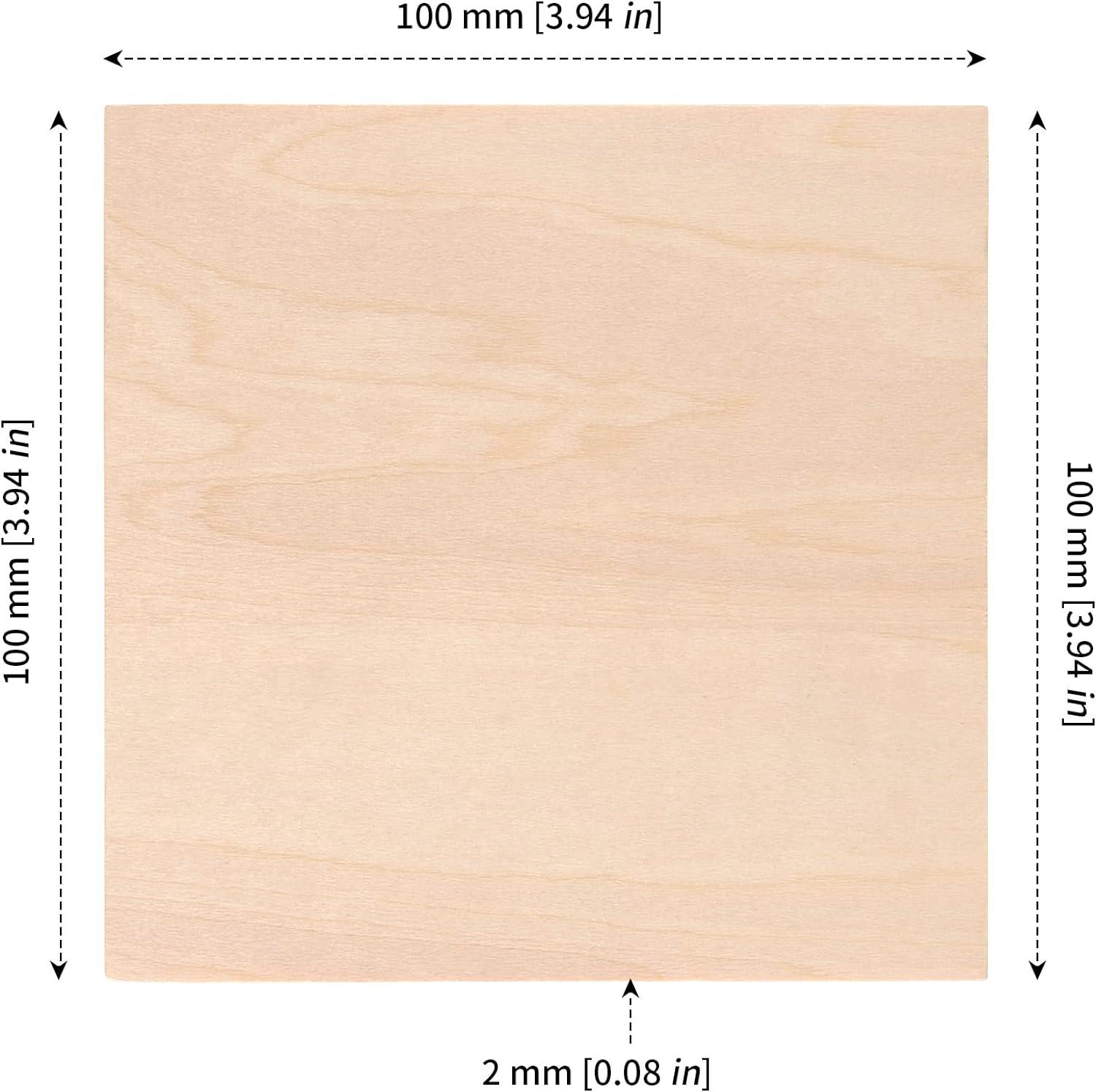 3mm 4mm 5mm 6mm laser cut basswood birch bamboo plywood